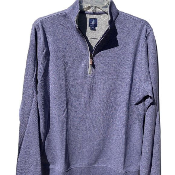 Johnnie-O Sully Quarter Zip purple Large - Picture 1 of 15